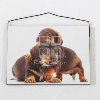 (EPF0029A) MDF Dog Hanging Plaque